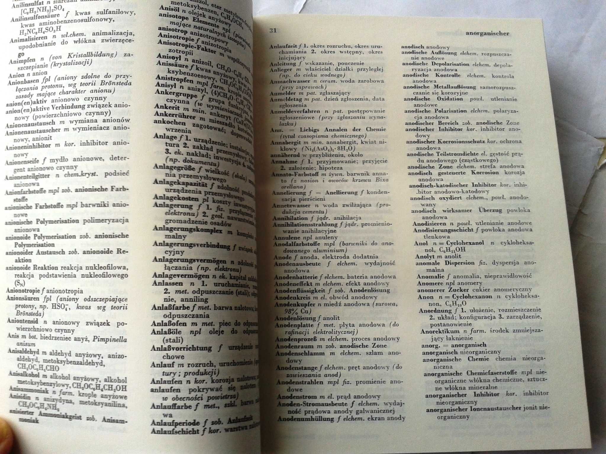 Niemiecko-Polski Słownik Chemiczny