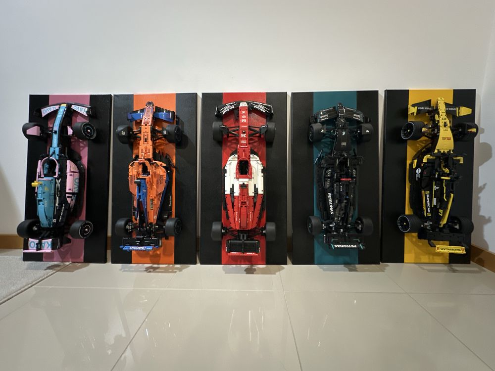 Carros em Blocos de montagem.