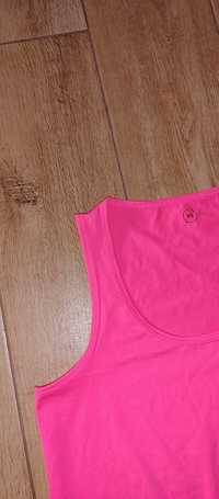 Neonowy różowy top sportowy fitness siłownia rozmiar XS