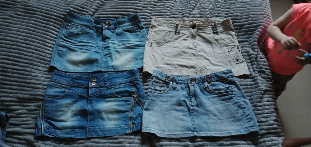Mini jeans zestaw 4 sztuki