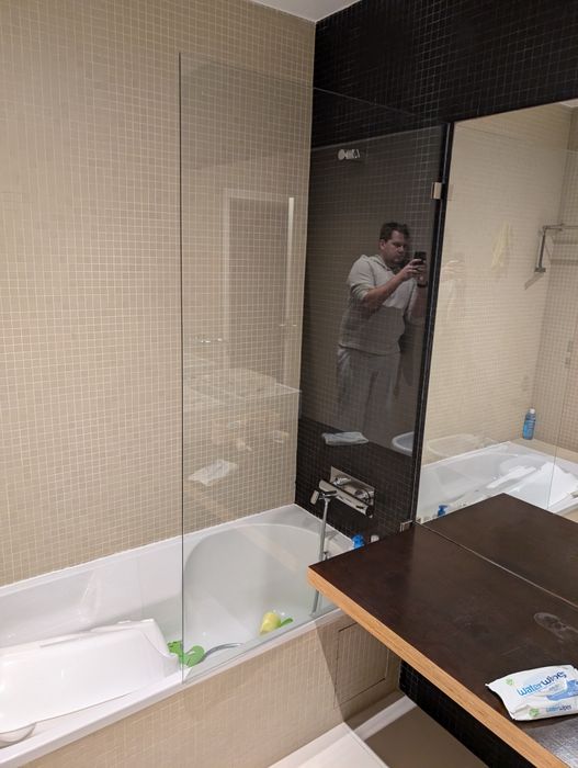 Vidro temperado banheira - tempered glass for bathtub