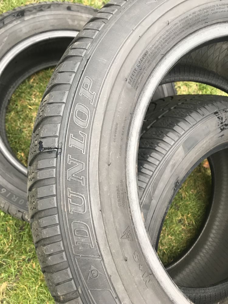 205/60-16 opony zimowe na lato dunlop 4 szt