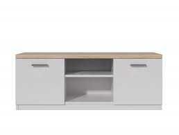 Тумба під ТВ SZFK RTV 2D TOP MIX белый/дуб сонома МЕБЛІ