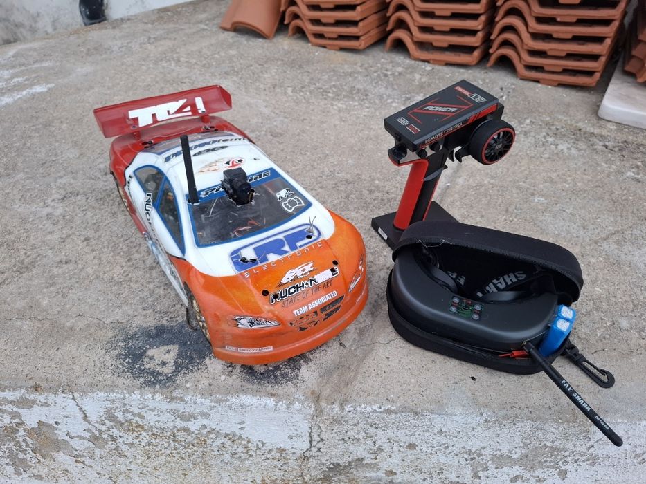 RC car 1.10 12v + oculos + camera 5.8ghz