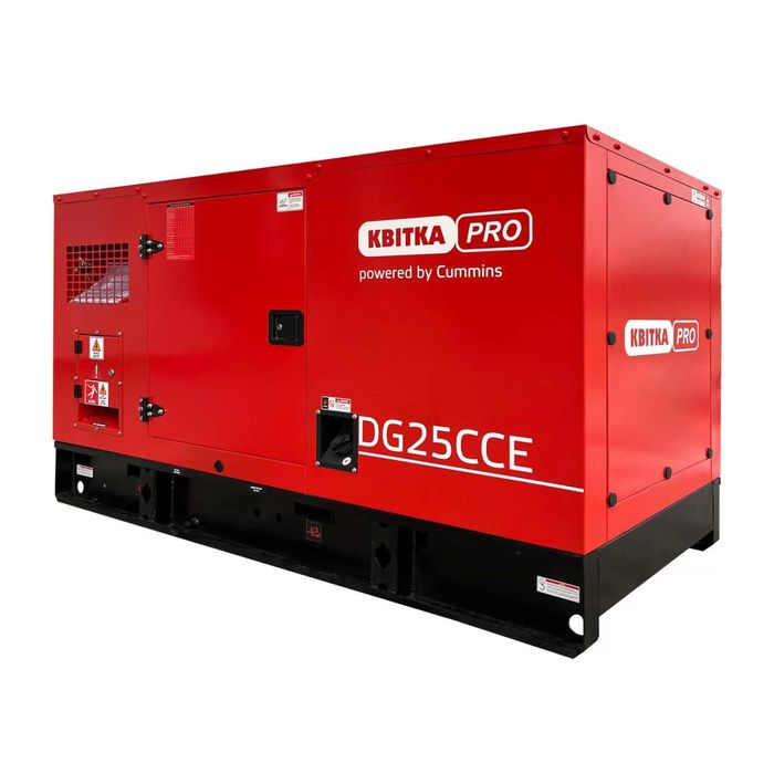 Дизельний генератор КВІТКА PRO DG25CCE (22 кВт, ~3ф, 400 В, вихід ATS)