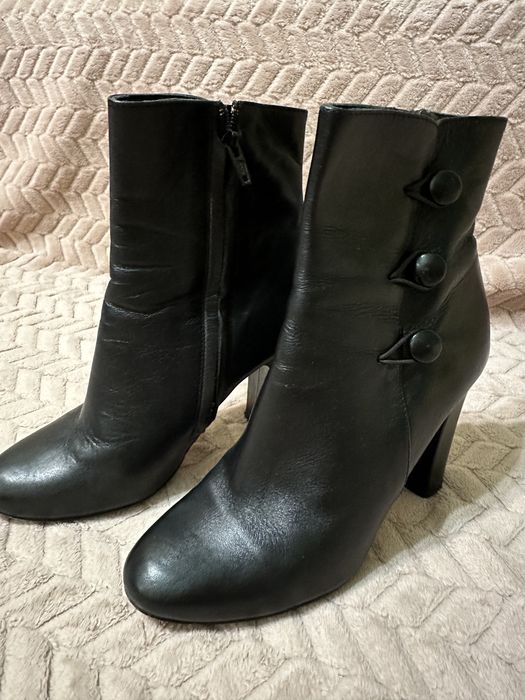 Ботинки кожа