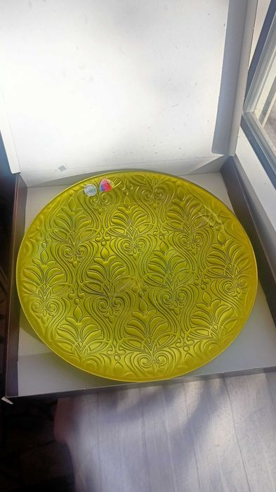 Patera jasno oliwkowa sygnowana nowa model Versailles Irena Inowrocław