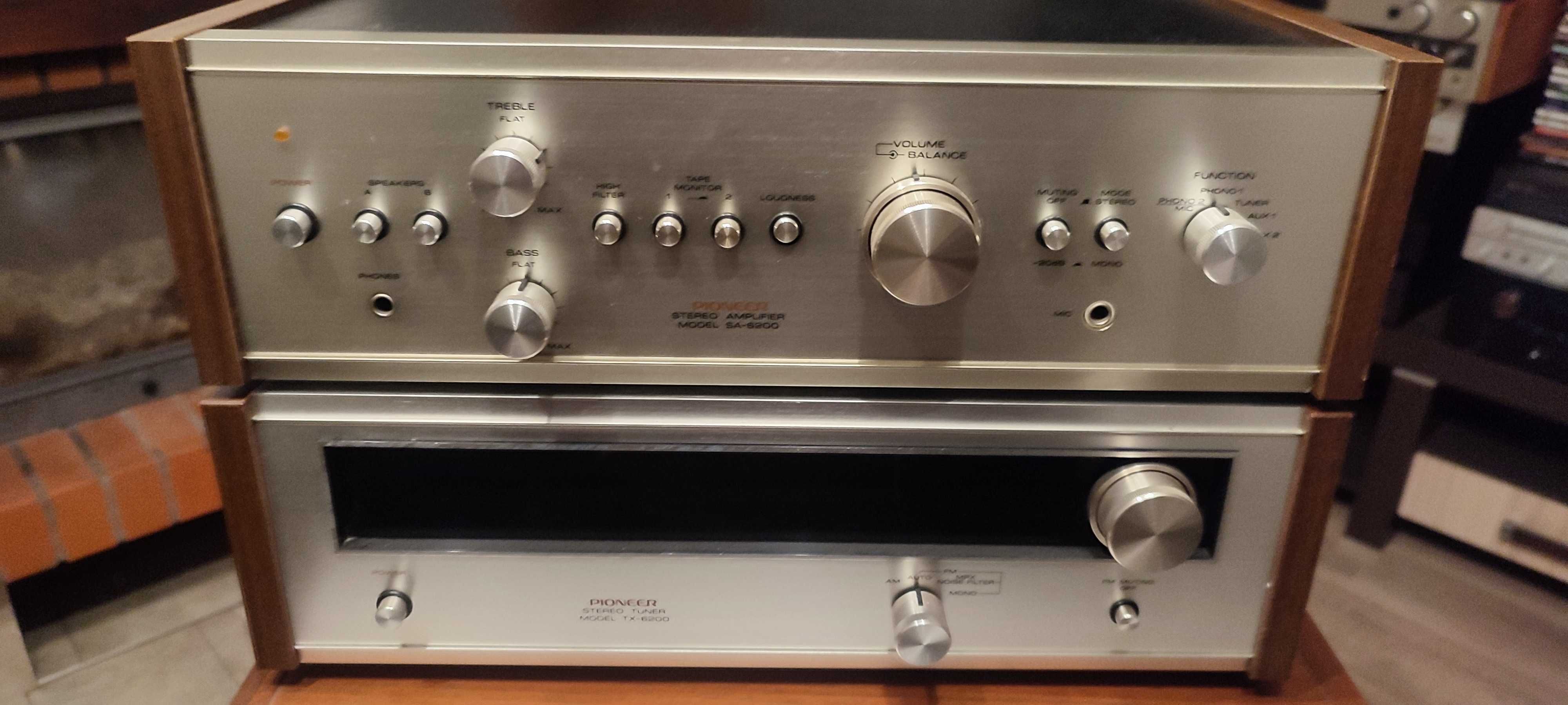 Pioneer wzmacniacz ,tuner z serii 6200  vintage