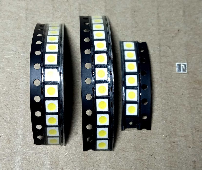 Светодиоды LED для ремонта ТВ подсветки 3030 3 Вольта 2 Вт + Линзы