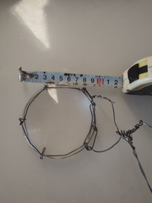 Советское увеличительное стекло, диаметр 9 см, с отверстиями