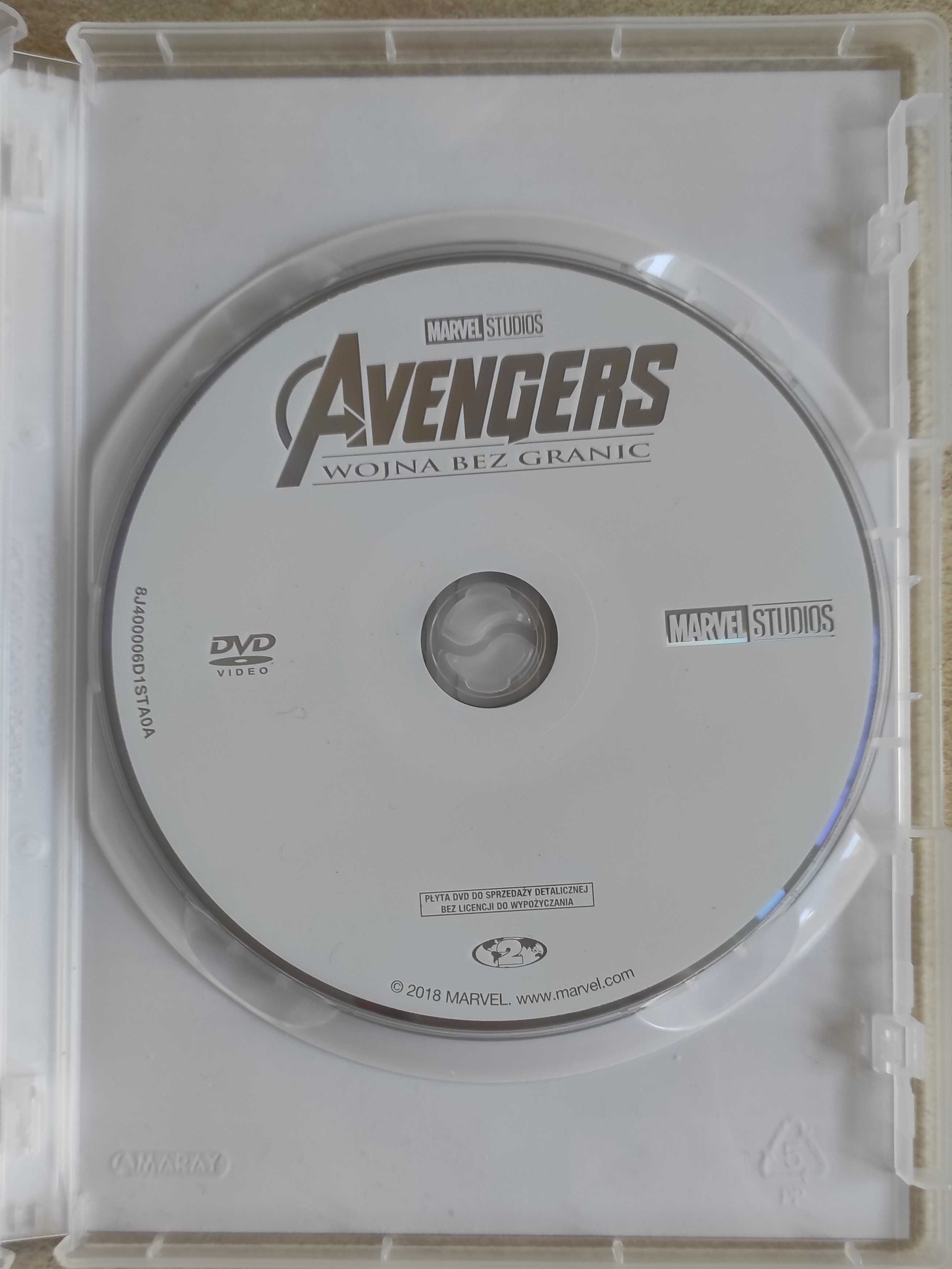 Avengers: Wojna bez Granic film DVD