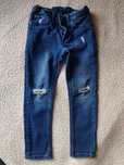 Jeansy denim dla dziewczynki  rozm.110