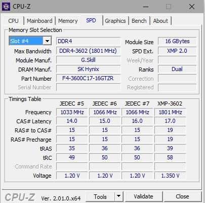G.Skill Trident Z RGB, DDR4, 32 GB, 3600MHz, CL17 (F4-3600C17D-32GTZR)