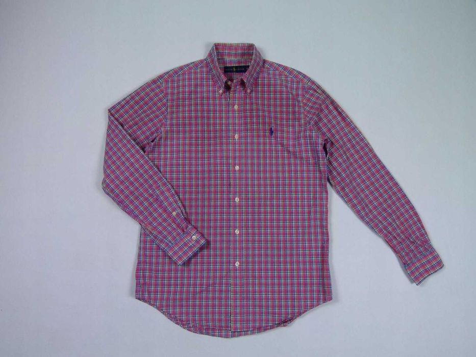 Ralph Lauren koszula w kratę krata bawełna / S