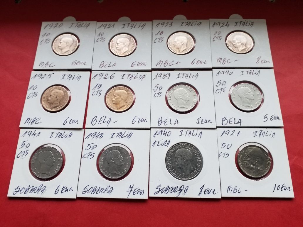 Moedas antigas italianas