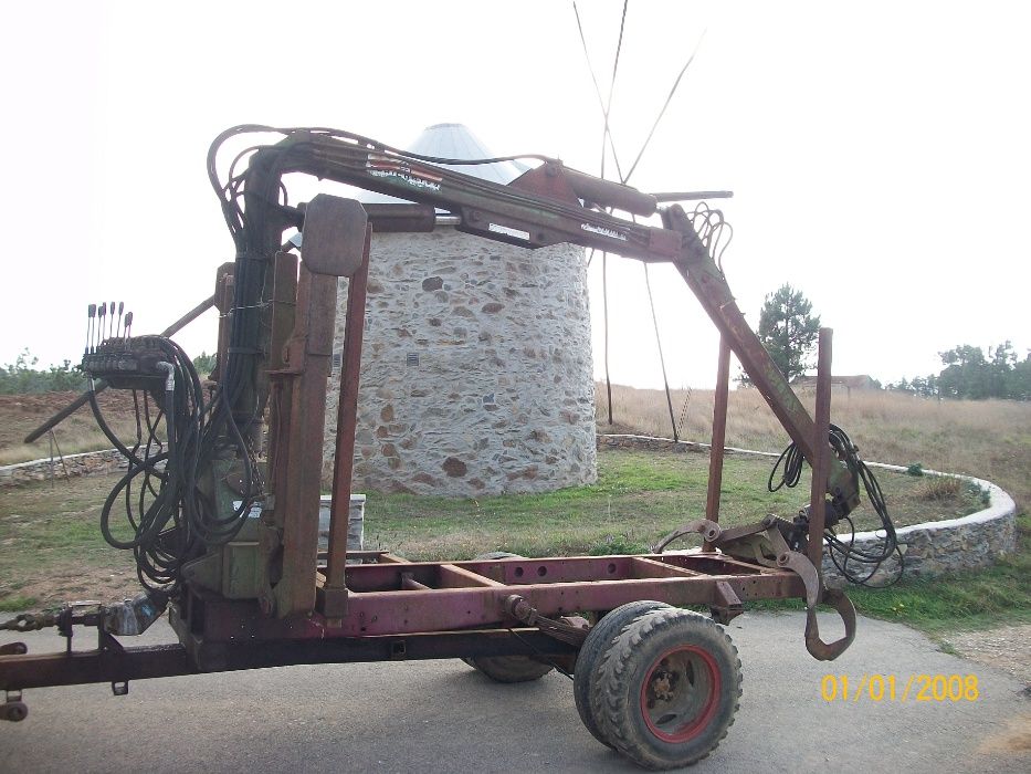 grua extensível com reboque