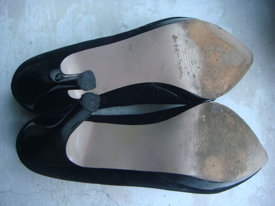 Туфли черные Centro, размер 38, высокий каблук, хорошее состояние