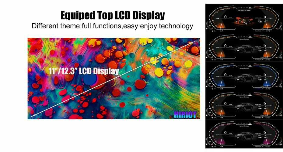 Цифрова панель приладів BMW F30 F32 F33 F34 F36 Віртуальний спідометр