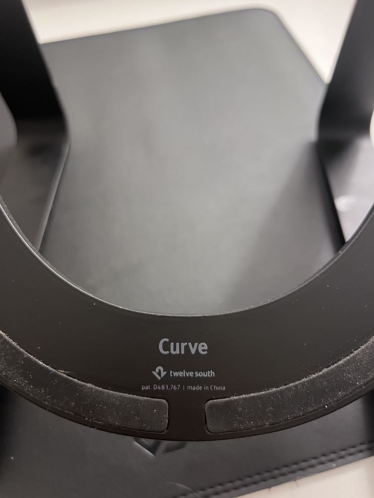 Aluminiowa podstawka pod laptopa Curve jak nowa