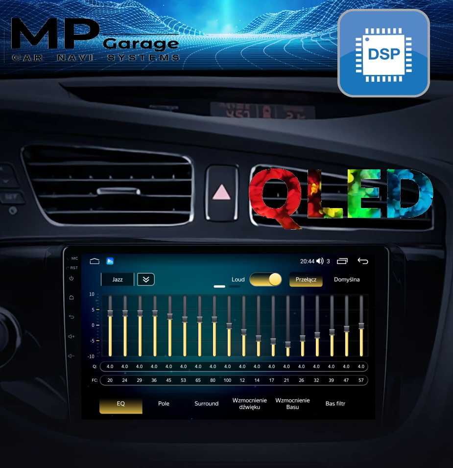 KIA Ceed 2 Radio Android QLED CarPlay/AndroidAuto 4G LTE Montaż