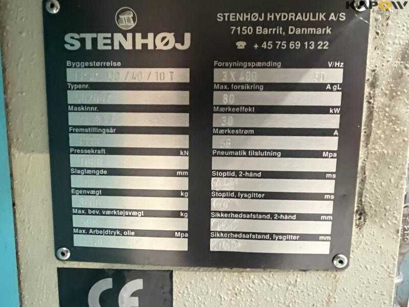 Prasa hydrauliczna  STENHOJ 100 ton Siemens