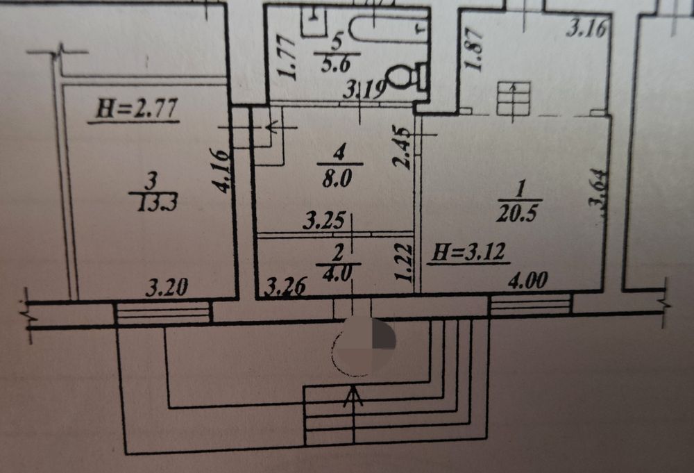 Продам 2к квартиру Одесская, пер.Зерновой