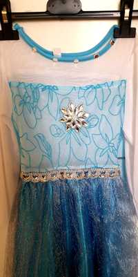 L 122-134 przebranie kostium Elsa Kraina lodu