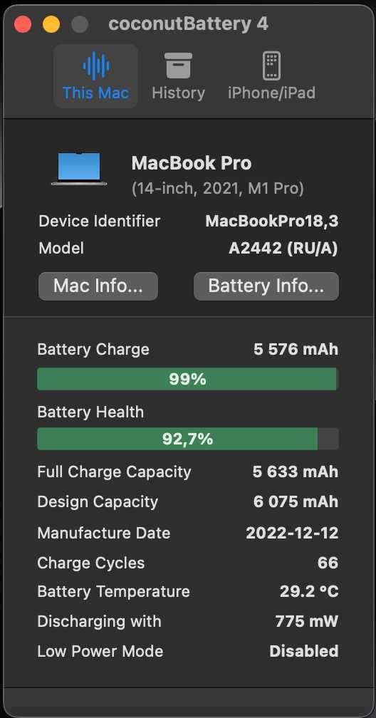 MacBook Pro 14” M1 | 16GB RAM | 512GB SSD |