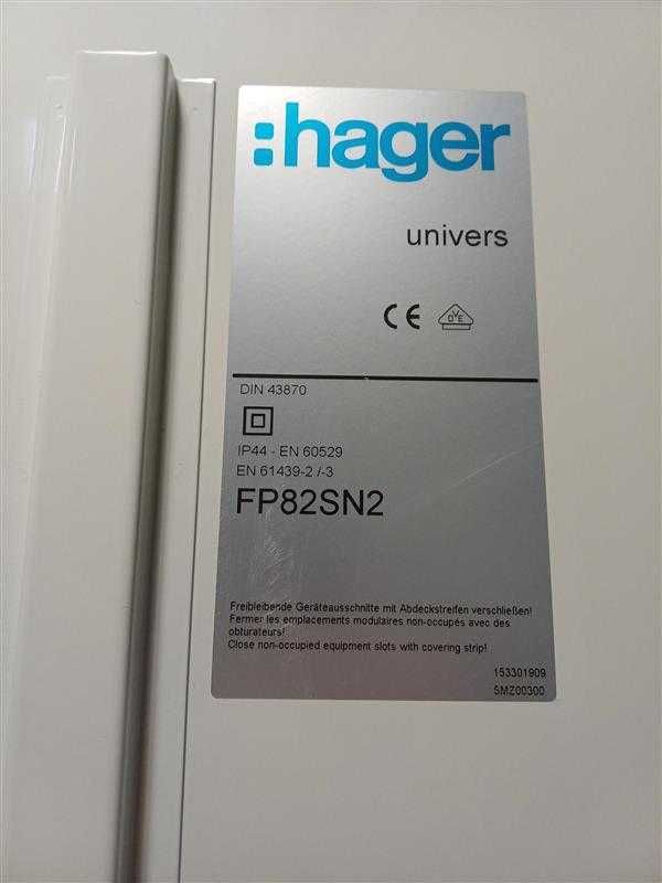 Armário de distribuição FP82SN2 | Hager