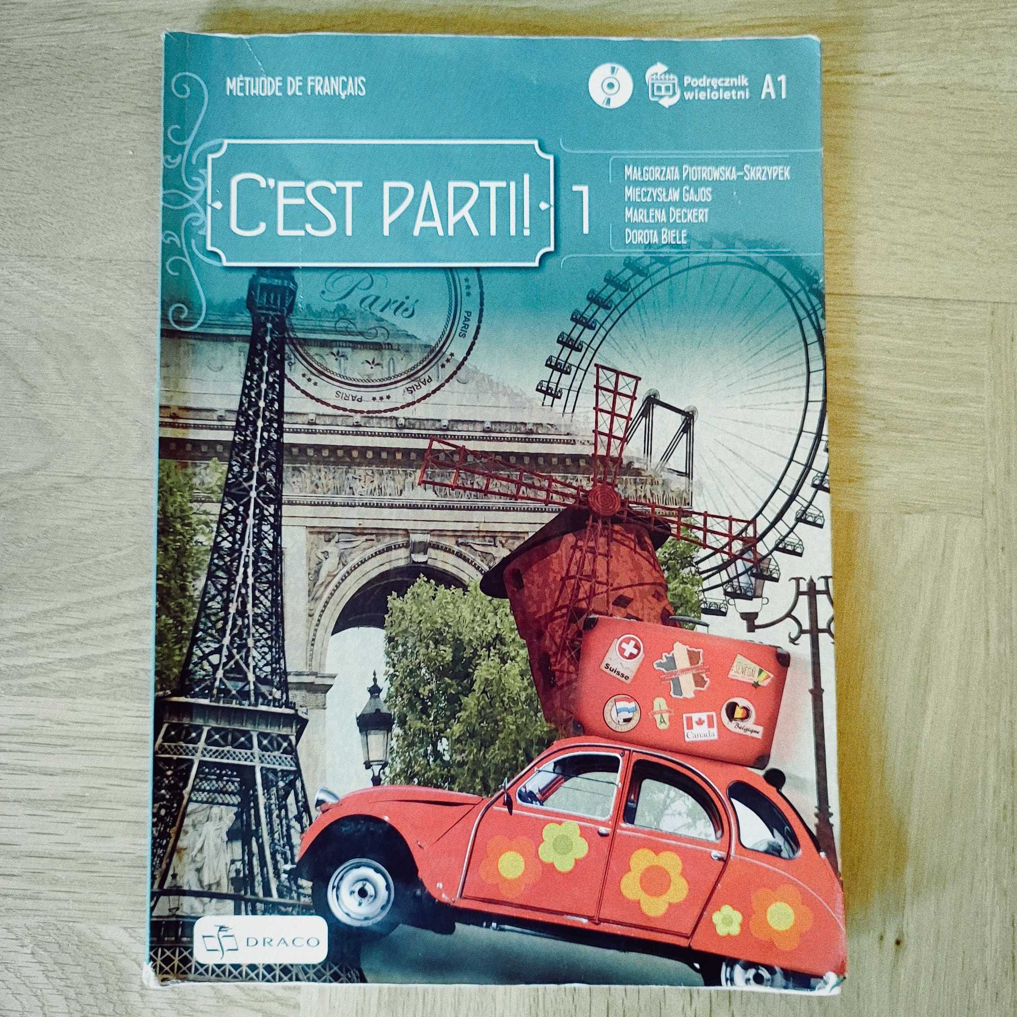 Podręcznik wieloletni jęz. francuski A1 C'est partir! z płytą CD