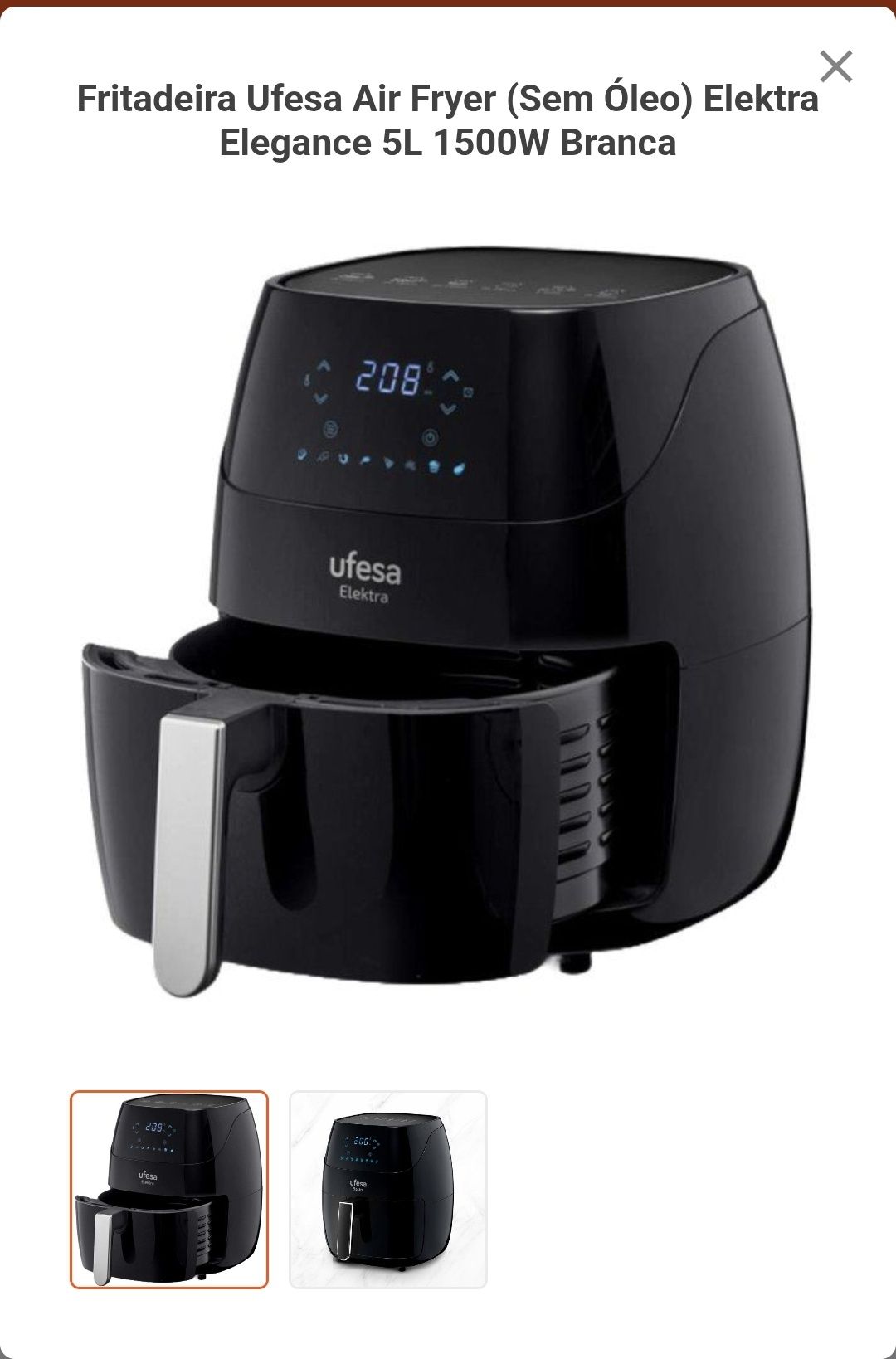 Air fryer UFESA elektra elegance
