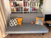 Kanapa sofa nyhamn Ikea rozkłada