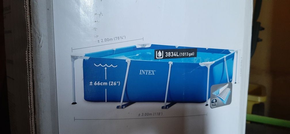 Basen stelażowy 2x3 m INTEX