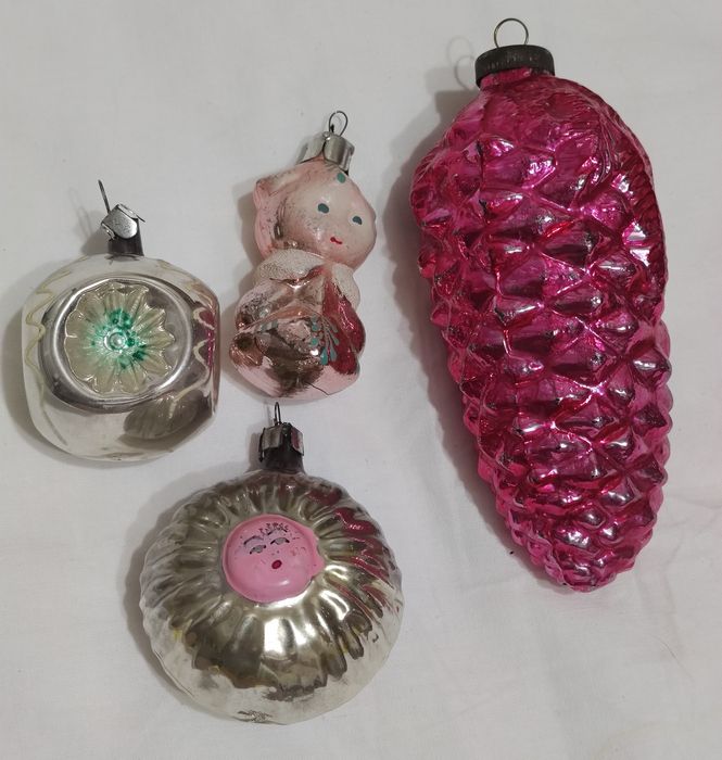 Игрушки ёлочные советского периода СССР