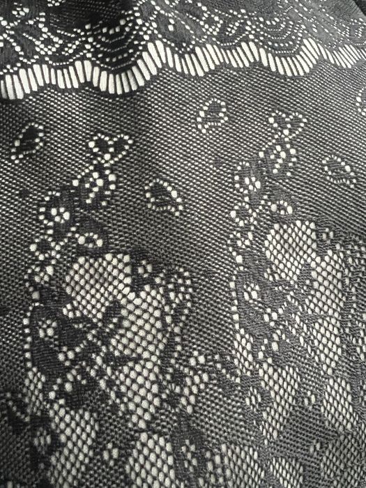 Сукня гіпюрова чорна-сіра