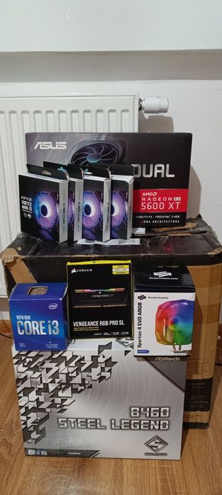 Komputer gamingowy do gier intel i3 10100f gen rx5600xt 16gb ram ddr4