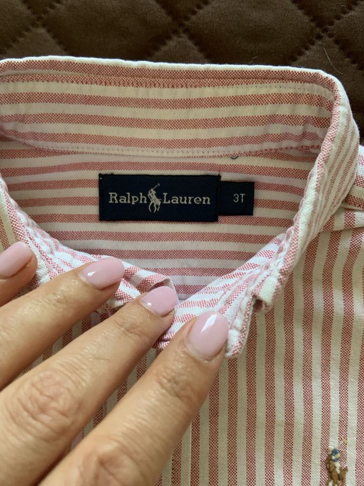2 camisas menino 3/4 anos Ralph Lauren e P. Patapon