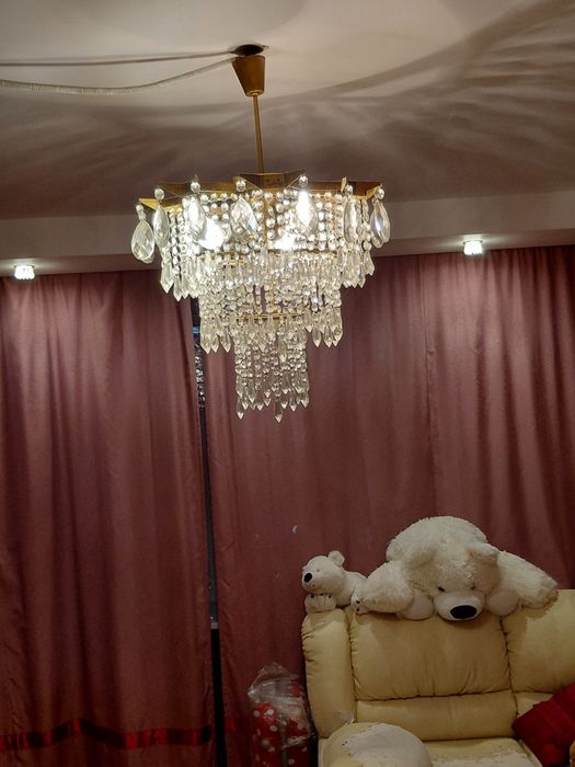 Люстра  хрустальная