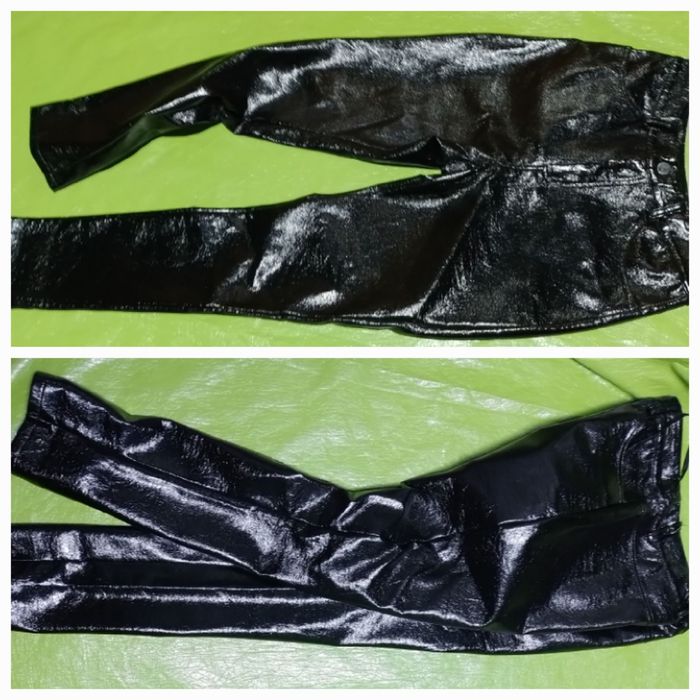 1=2Telly Weil штаны -MOM-брюки-легинцы .под кожуS-M