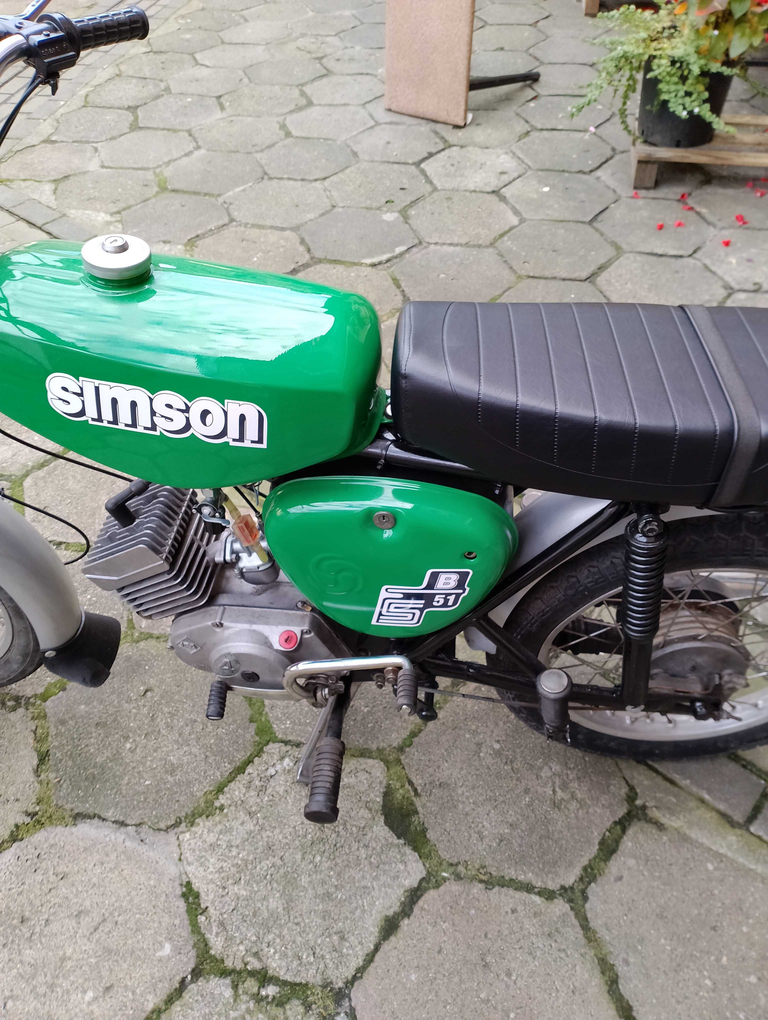 Simson S51 zielony