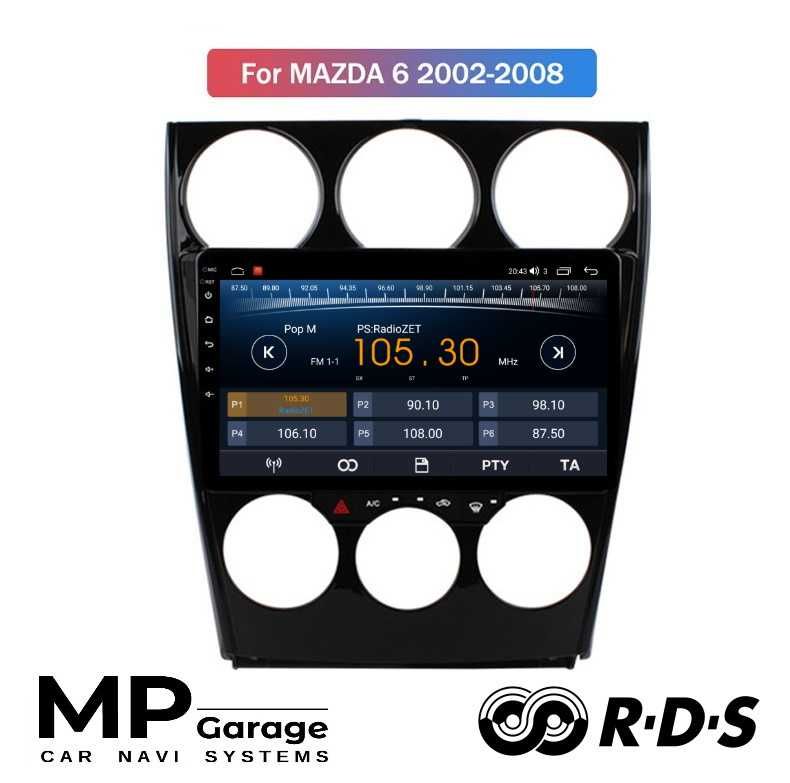 Mazda 6 GG Radio Android 4G Qled CarPlay/AA 4G Montaż