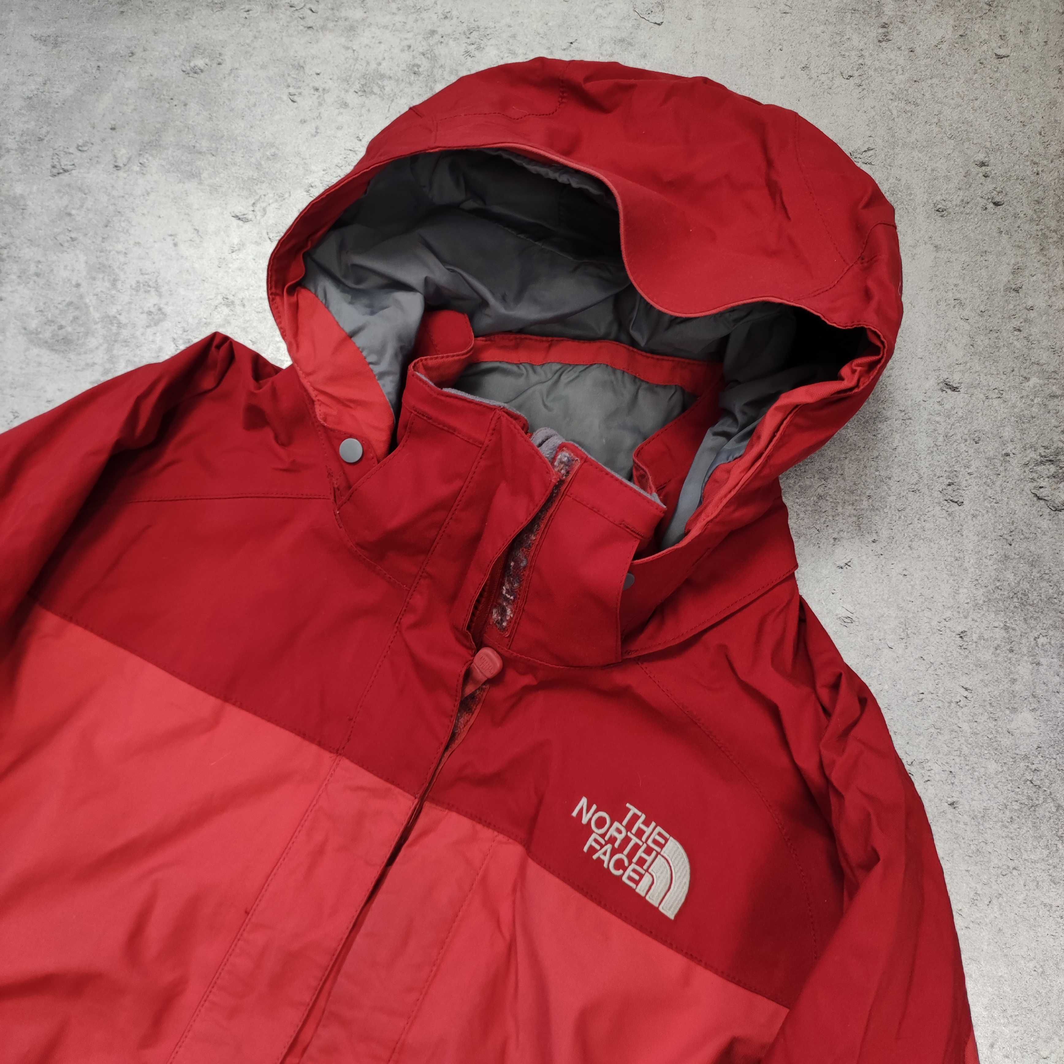 MĘSKA Kurtka Przejściowa TNF HyVent The North Face Czerwono Bordowa