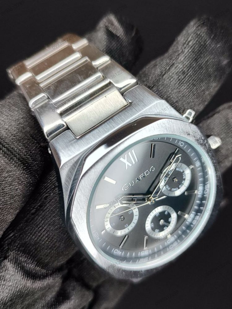 Годинник чоловічий Guardo 012764-1 Оринінал Гарантія Часы Касио Watch