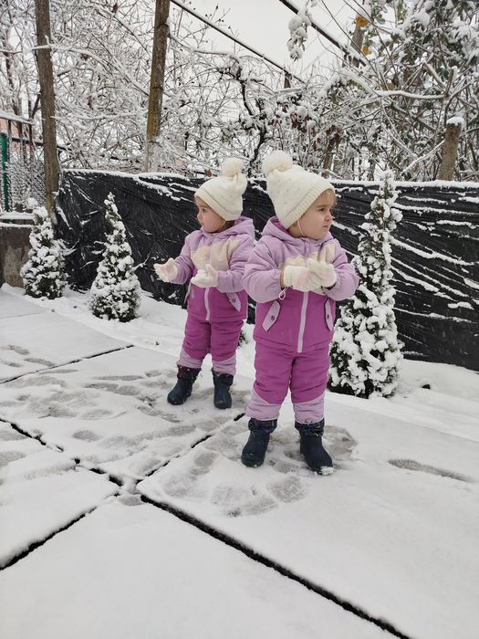 Зимові комбінезони для двійні