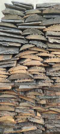 drewno obrzyny dębowe suche sezonowane
