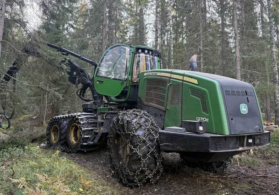 Harwester maszyna leśna traktor John Deere 1270E|2014| Rata od 5.800!