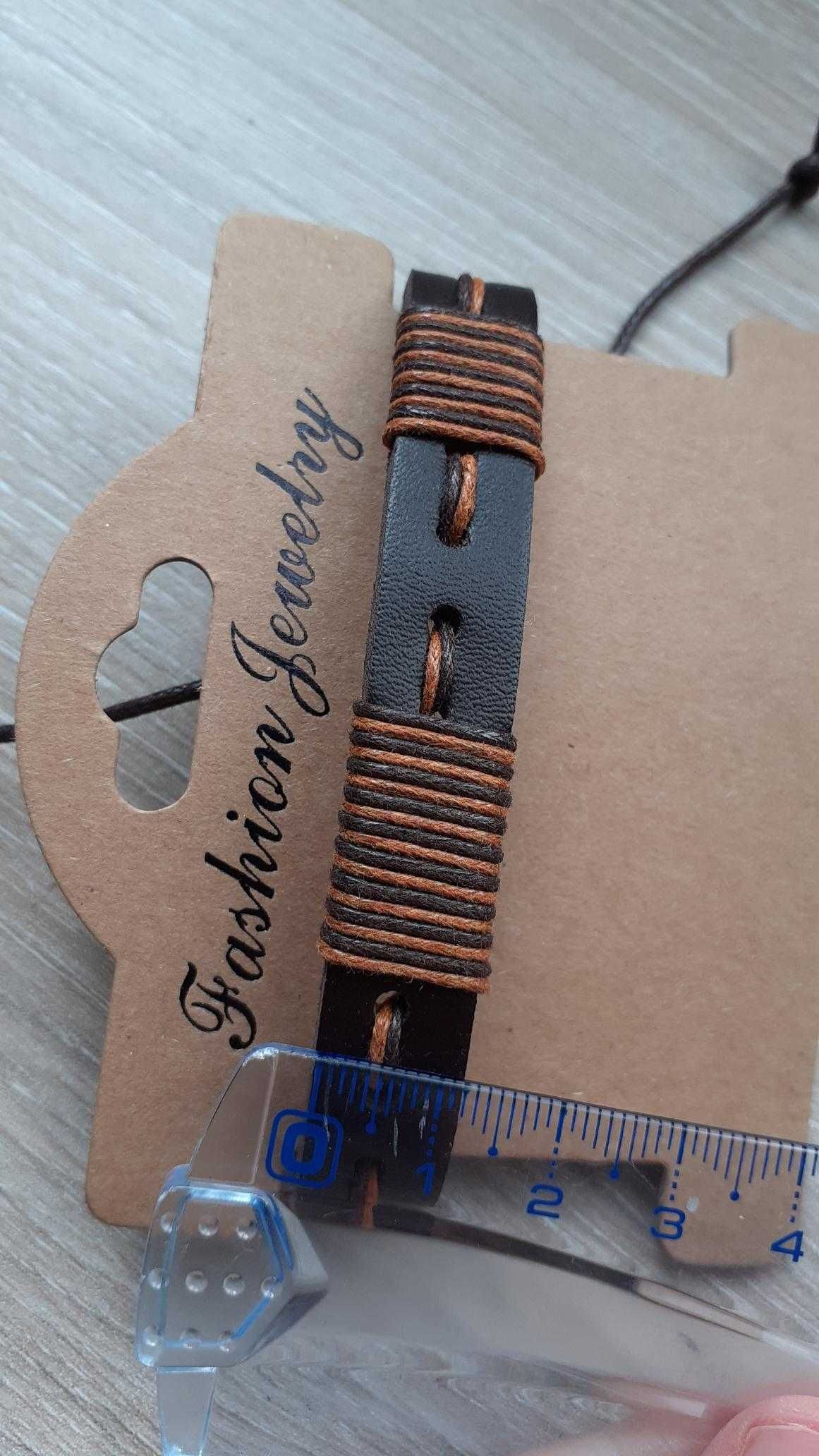 Pulseira cabedal castanha NOVO