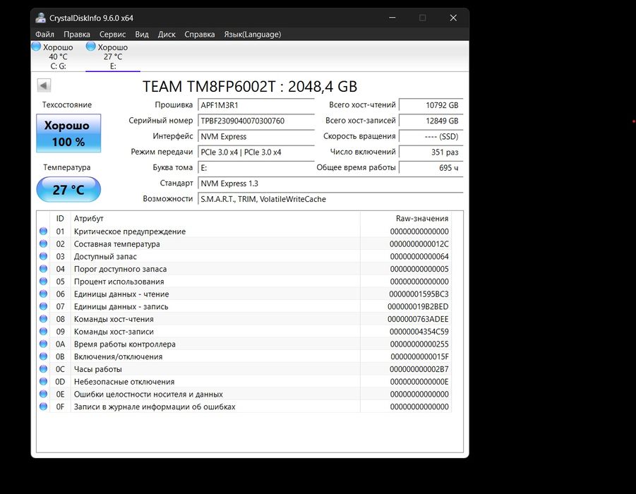2 TB Team Group m2 2280 PCI Express