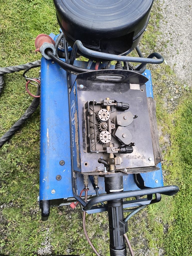 Migomat spawarka Lincoln 300A chłodzony 4 rolki uchwyt 5 mb masa