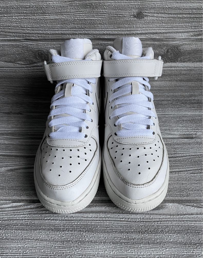 Nike Air Force one mid, triple white, rozmiar 36